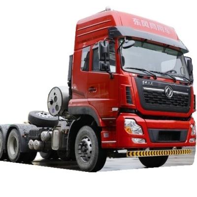 China Modelo de Tractor Trailer Head Truck Dongfeng 6x4 LNG CNG Tractor Truck com ecrã táctil à venda