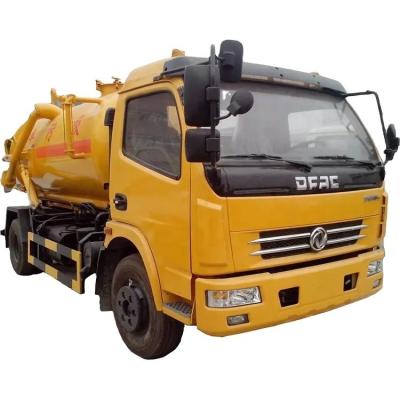 China Model DFAC 4x2 Sewage Suction Truck with 6 CBM Tank Capacity and 1-10T Load Capacity for sale