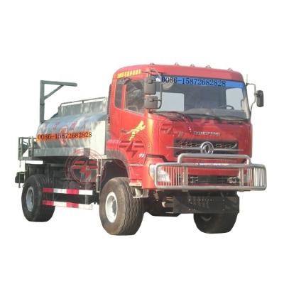 China Dongfeng 4x4 Fuel Tanker Truck with 5 Forward Shift Number and Manual Transmission for sale