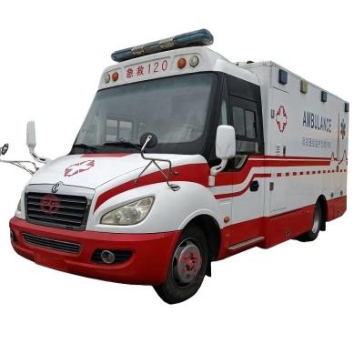 China Diésel 4x2 ambulancia UCI vehículo de rehabilitación de emergencia con equipo médico en venta