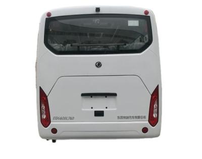 China Dongfeng City Bus 19 zitplaatsen Minibus Diesel motor Bus met 6 wielen en 3300 mm wielbasis Te koop