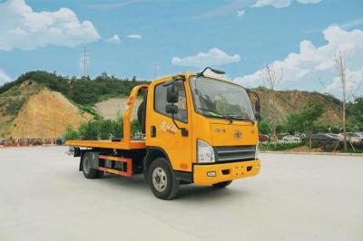 China 10 Ton One Carry Two Car Road Rescue Wrecker Tow Truck with EURO 5 Emission Standard for sale