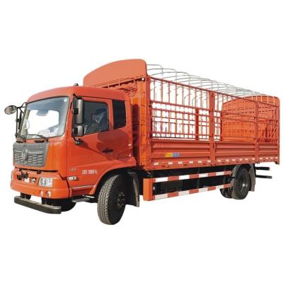 China 180hp Engine Power Dongfeng 4x2 Pickup Truck 10ton Light Lorry Duty Fence Cargo Truck for sale