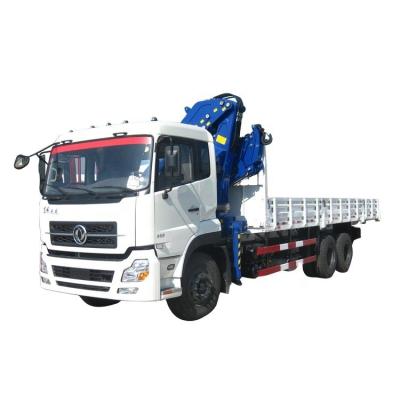 China 15 Ton Lifting Capacity Dongfeng 6X4 Mounted Truck Crane Diesel Fuel Type Folding Arm for sale