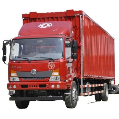 China 6700 mm de distancia entre ejes Dongfeng Van Truck con transmisión manual y sistema ABS avanzado en venta