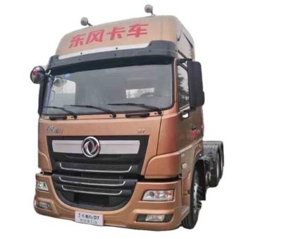 China 10-Wheel 6X4 Semi Trailer Head Tractor Truck Diesel Fuel Left Steering Fast Gear Box for sale