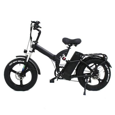 China Aluminum Alloy Folding Electric Bicycle 48V 500W Fat Tire Electric Bicycle, Chinese Hot Selling Electric Bicycle Electric Bike, Fat Tire e Bike for sale