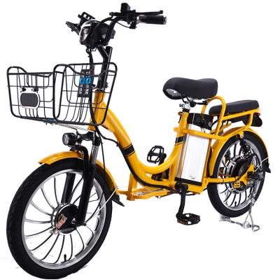 China New 2022 aluminum alloy electric scooter food delivery electric bike with legal box, cargo bike high power electric e-bike long distance bicycle for sale