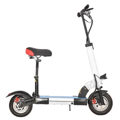 China Aluminum Alloy 10 Inch Folding Electric Scooter, 500W Max Range 65KM Motor 25km/h 48V 12.5Ah Battery Disc Brake Waterproof Electric Scooter for sale