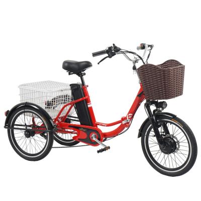 China Aluminum Alloy 3 Wheel Adult Tricycles Three Wheel Triciclo Electrico Battery Powered Electric Tricycle, Other Tricycle, Electric Tricycle for sale