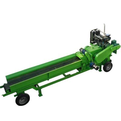 China Hot Sale Wood Processing Electric Garden Tree Chipper Machine Branch Chipper Shredder Forestry Machinery With 15hp Diesel Engine Movable for sale