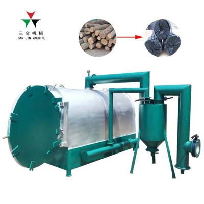 China 3m3 charcoal parboil charcoal making machine for sale carbonization bamboo kiln wood sawdust charcoal biochar stove for heating for sale