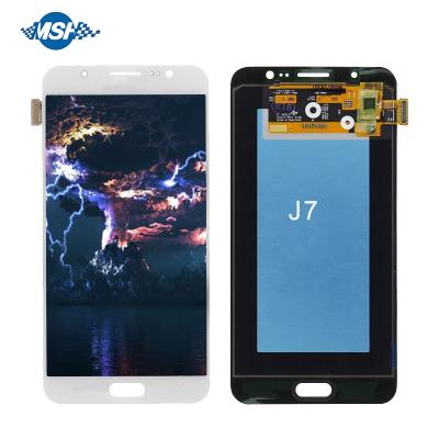 China Best Chinese Factory Quality Full LCD Touch Screen Display Assembly For Samsung J7 Mobile Phone For Samsung Galaxy J7 for sale