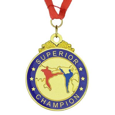 China Custom New Design Commemorative Award Medal Maker Kuwait Kickboxing Medal Cabinet From Europe for sale