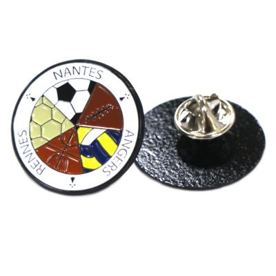 China Europe Factory Supplying 3D Round Lapel Pins For Men's Custom Soft Enamel Pin Manufacturer Lapel for sale