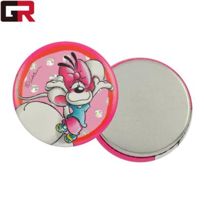 China 3D Round Custom Factory Size Pattern Tinplate Pin Personal Metal Blank Button Badge for sale