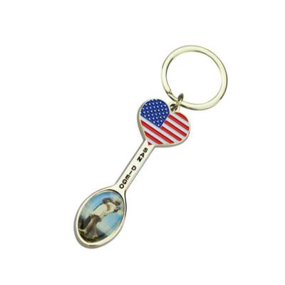 China Airport factory price key chain metal key chain material gift for car brand metal soft key chain for sale