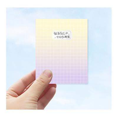 China New Arrival Kawaii 80*100mm Shopping List Memo Pad Movable Daily Notepad Sheets, Free Samples Rectangle Writing Pads Stationary Note Pad for sale