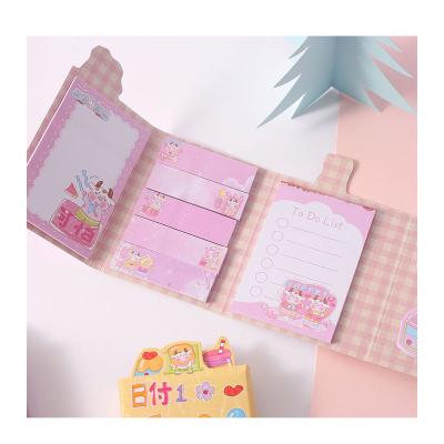 China Self Adhesive To Do List Laser Cute Colorful Personalized Creative Sticky Notes, Promotional Interesting Study Marked Sticky Note Pad for sale