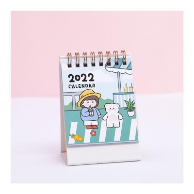 China Table Calendar Factory Sale Kawaii Size 2022 Calendar Various Custom, Latest Cute Mini Creative 2022 Calendar for sale