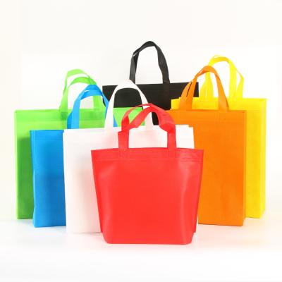 China Recyclable wholesale custom non woven reusable advertising promotional logo eco bag packaging shopping bags for sale