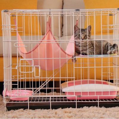 China Cat Cage Cat Cages Folding Powder Coated Breathable Cat Cages for sale