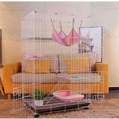 China Cat Cage Cat Cages Folding Powder Coated Breathable Cat Cages for sale