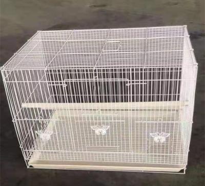 China Breathable Large Powder Coated Wire Bird Cage and Wholesale Birds Breeding Cages for sale