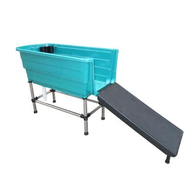 China Small Animals Pet Plastic Portable Bathtub Washing Station Bathtub for sale