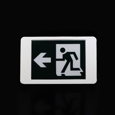 China Emergency lighting factory direct sale USA standard direction signal safety exit light signs can do as customers designs for sale