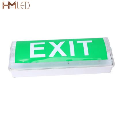 China Running LED Emergency Lighting Man Emergency Light 0.3m 3W 5W 8W IP65 Bulkhead Waterproof Exit Sign Light for sale