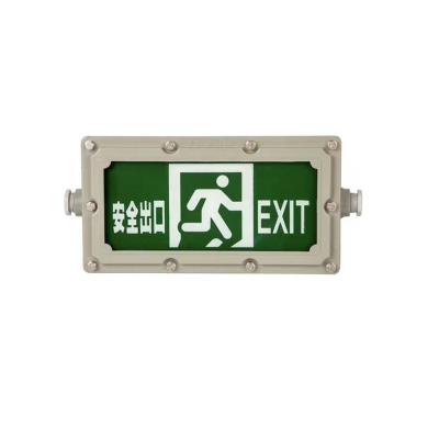 China Emergency Explosion Proof Twin Spots Waterproof IP65 Emergency Light Exit Sign Light 3W*2 Double Heads Emergency Combo Twinspot Explosion Proof Light for sale