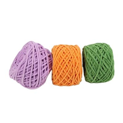 China 2021 High Quality Anti-bacteria Hand - Woven DIY Hand Knitting Sewing Thick Polyester Knitting Yarn 9 Color For Hand Knitting Sweaters for sale