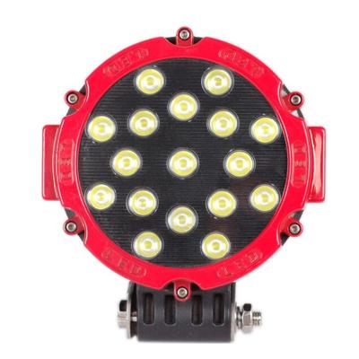 China 24W Die Cast Aluminum Alloy Round Flood Driving Off-Road Vehicle Led Auxiliary Operating Lights for sale