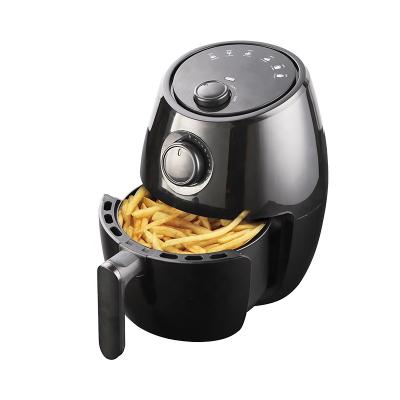 China Best Hotel Kitchen Manual Control Air Healthy Smokeless Electric Oil Free Fryer 2 Liter for sale