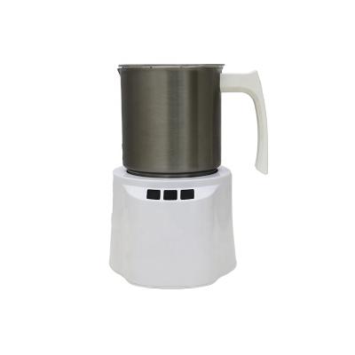 China Workable Detachable Electric Stainless Steel Milk Frother Automatic Milk Steamer For Cappuccino Lattes Hot Milk for sale