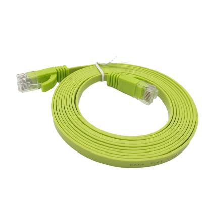 China Telecom Factory Price UTP Cat 6 Cable CAT6 32AWG RJ45 Male To Male Ethernet Network Flat Cable for sale