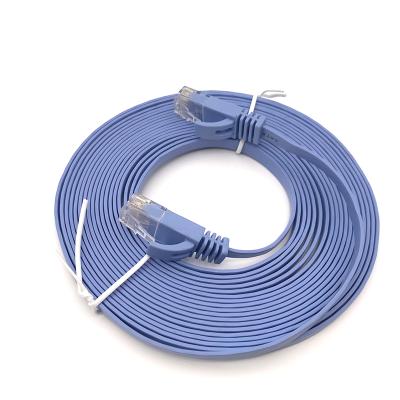 China Flat Telecommunication Cat6 Ethernet Cable Network Cables Utp Cat6 Patch Cord Computer Cable for sale