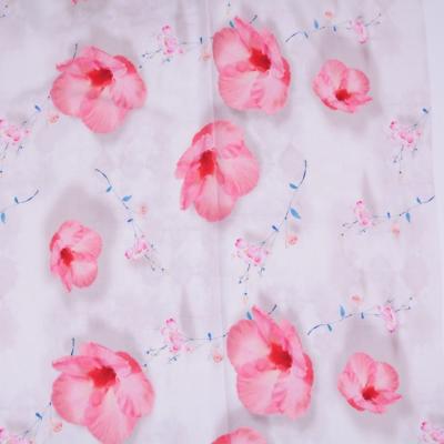 China Rayon printed fabric factory price custom design digital print satin floral plain 100% rayon woven fabric for apparel for sale