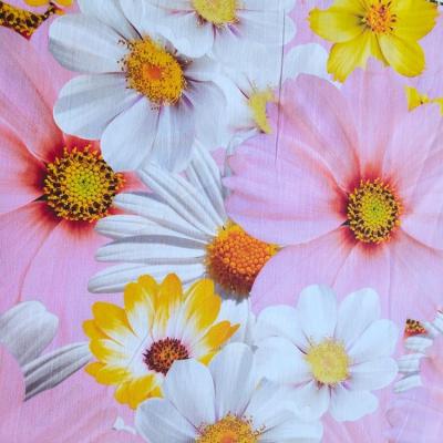 China Rayon Poplin Fabric Shaoxing Textile Soft Touch Floral Printed Flower Printed 100% Plain Weave Rayon Poplin Shirt Fabric for sale