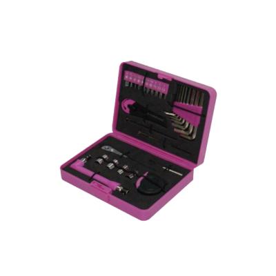 China Household 29 Pcs Pink Color Small Tool Kit with Plastic Box, Hot Selling Small Tool Kit, Practical Small Tool Kit for sale