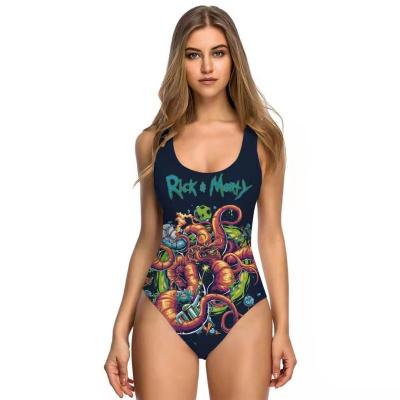 China Anti-Wrinkle Women One Piece Swimsuits Adjustable Strap Swimmwear Sporty Training Monokini Swimsuits for sale