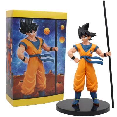 China Fast delivery top selling japanese goku figurine sun anime pvc figure ball dragon z product anime model toy for decoration for sale