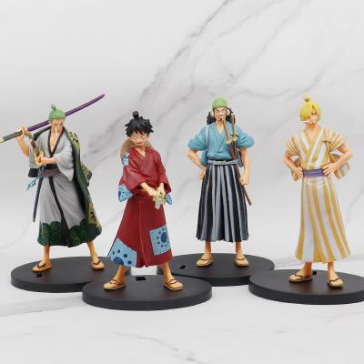 China Japanese Anime One Piece Action Figure TOY Good Costume Samurai Action Number MODEL Toys For Desktop Ornament for sale