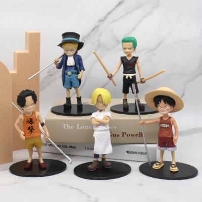 China One Piece Action Figure Cartoon TOY China Factory Direct Selling Action Figure Japanese Anime Figure MODEL Toy 5 Piece Set for sale