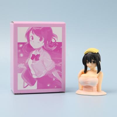 China Best fast delivery best selling Kawaii genshiken trunk shake kanako anime girl figure interior decoration models toys for cars for sale