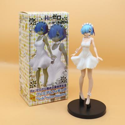 China Fast Delivery Factory Stocking Japan Action Anime Figure About Anime Zero Action Figure Rem Model Toy With Box for sale