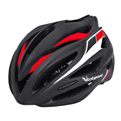 China Air Vent Manufacturer Bicycle Helmet Adults Mountain Bike Helmet With LED Flashlight for sale