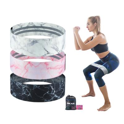 China Custom Heavy Duty Fit Body Gym Pull Up Bands Exercise Booty Fabric Resistance Bands for sale