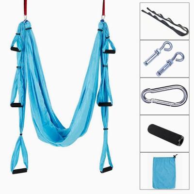 China Outdoor Camping Family Swing Yoga Exercises High Quality Aerial Yoga Hammock Set Yoga Swing Flight for sale